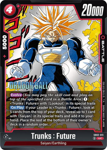 Trunks : Future (SB02-011) [Manga Booster 02]