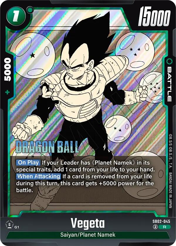 Vegeta (SB02-045) [Manga Booster 02]