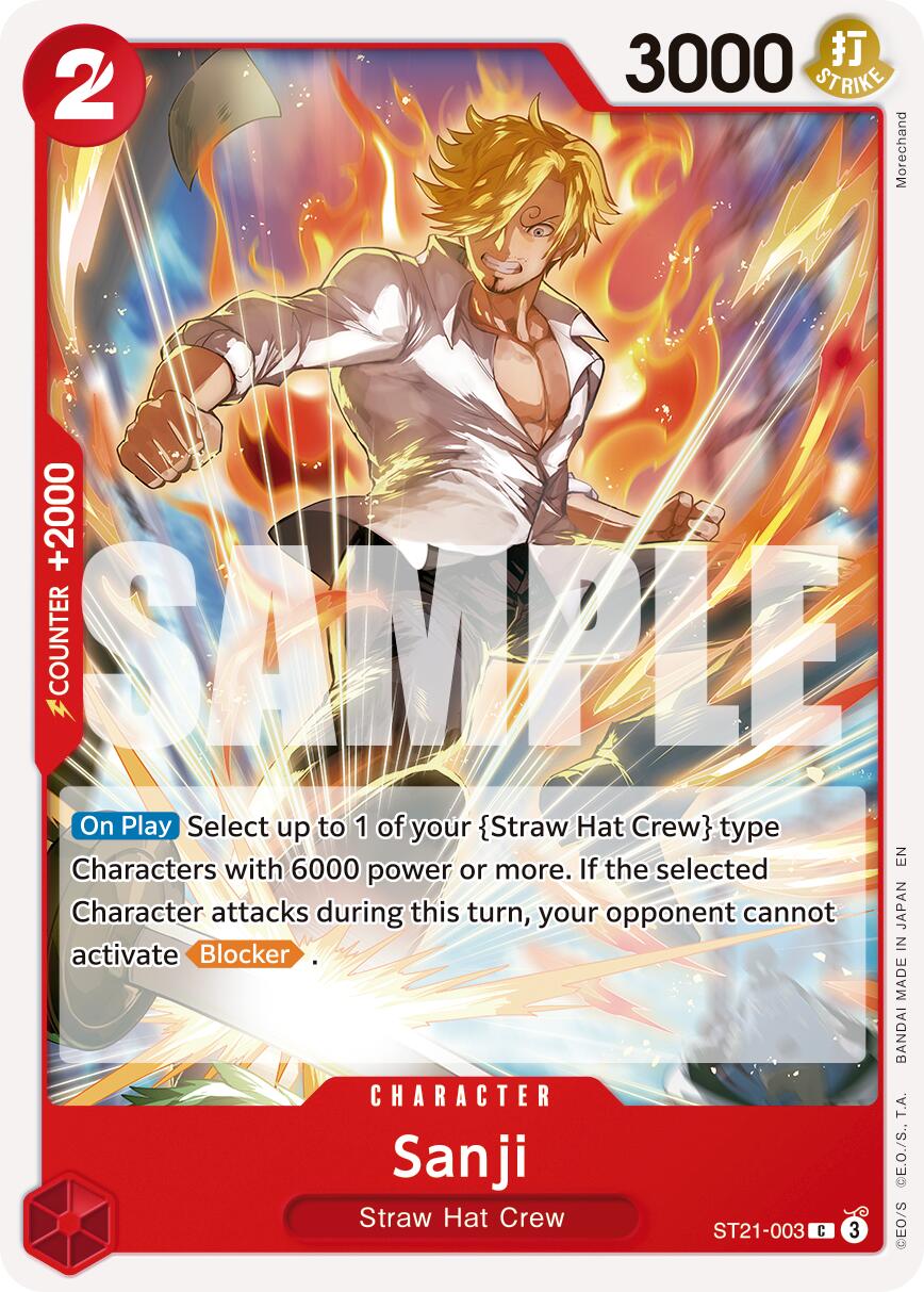 Sanji (ST21-003) (Reprint) [Premium Booster -The Best- Vol. 2]