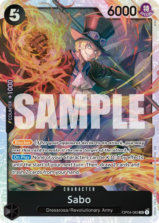 Sabo (OP04-083) (Reprint) [Premium Booster -The Best- Vol. 2]