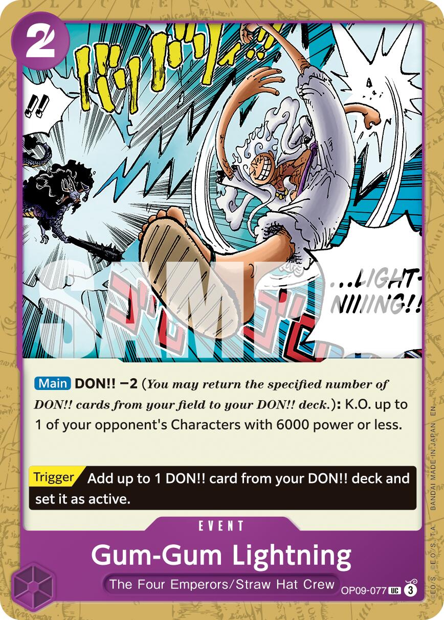 Gum-Gum Lightning (Reprint) [Premium Booster -The Best- Vol. 2]
