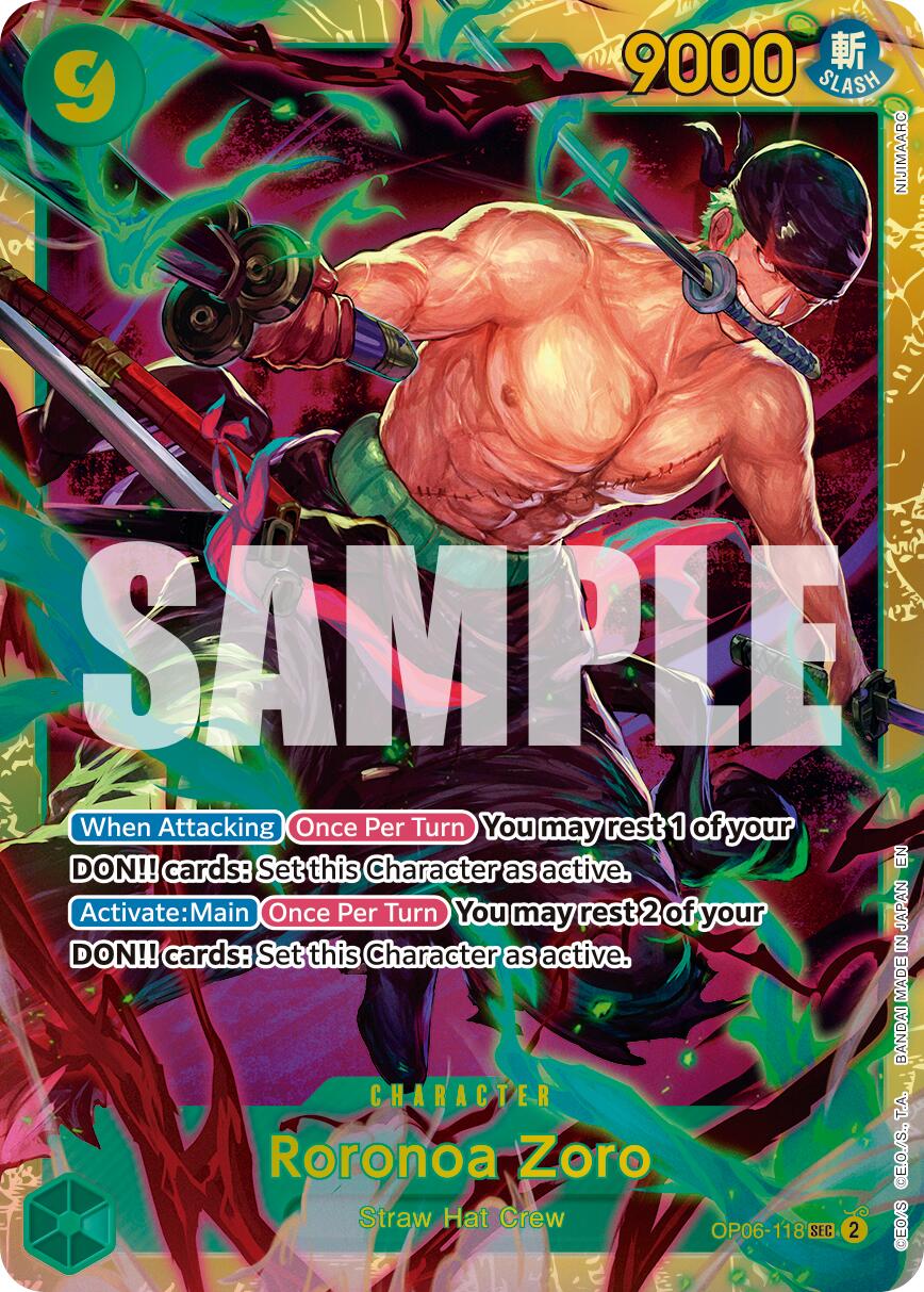 Roronoa Zoro (OP06-118) (Reprint) [Premium Booster -The Best- Vol. 2]
