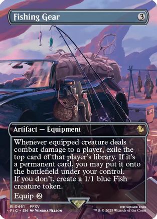 Fishing Gear (Borderless) (FIC-461) [Commander: FINAL FANTASY]