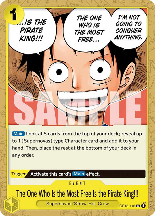 The One Who Is the Most Free Is the Pirate King!!! [Carrying On His Will]