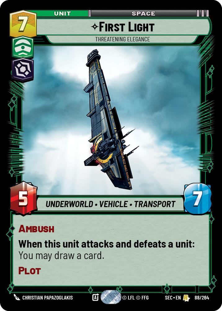 First Light - Threatening Elegance (88/264) (88/264) [Secrets of Power]