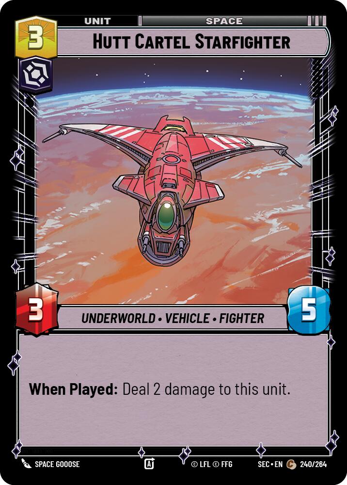 Hutt Cartel Starfighter (240/264) (240/264) [Secrets of Power]
