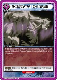 Yu Yu Hakusho : 100 Percent of 100 Percent - Purple - (Rare)