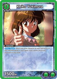 Yu Yu Hakusho : Keiko Yukimura - Green - (Uncommon)