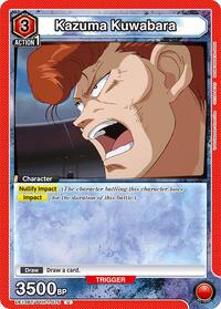 Yu Yu Hakusho : Kazuma Kuwabara (075) - Red - (Uncommon)