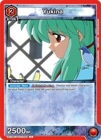 Yu Yu Hakusho : Yukina (089) - Red - (Uncommon)