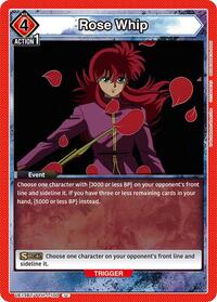 Yu Yu Hakusho : Rose Whip - Red - (Uncommon)