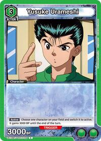 Yu Yu Hakusho : Yusuke Urameshi (102) - Green - (Common)