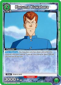 Yu Yu Hakusho : Kazuma Kuwabara (105) - Green - (Uncommon)