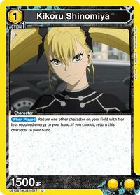 Kaiju No. 8 : Kikoru Shinomiya (017) - Yellow - (Uncommon)