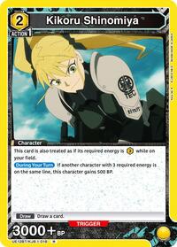 Kaiju No. 8 : Kikoru Shinomiya (018) - Yellow - (Rare)