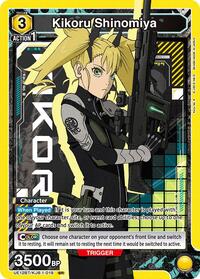 Kaiju No. 8 : Kikoru Shinomiya (019) - Yellow - (Super Rare)