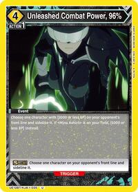 Kaiju No. 8 : Unleashed Combat Power, 96% - Yellow - (Uncommon)