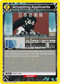 Kaiju No. 8 : Accepting Applicants - Yellow - (Common)