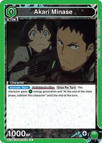 Kaiju No. 8 : Akari Minase (072) - Green - (Common)