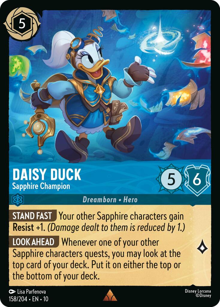 Daisy Duck - Sapphire Champion (158/204) [Whispers in the Well]