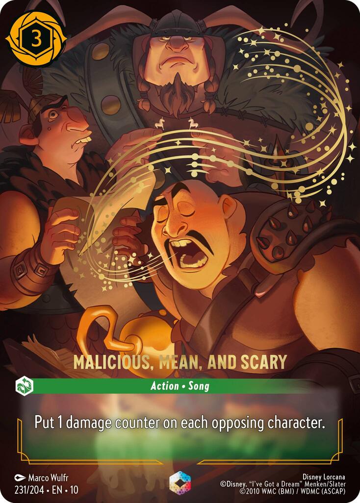 Malicious, Mean, and Scary (Enchanted) (231/204) [Whispers in the Well]