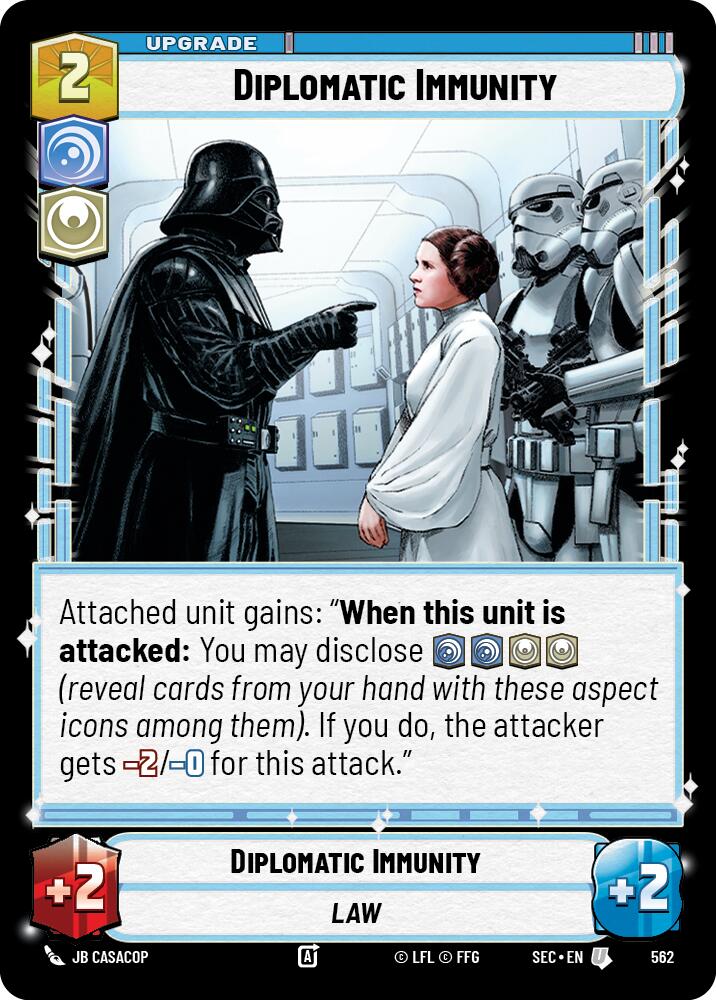 Diplomatic Immunity (562) (Foil) (562) [Secrets of Power]
