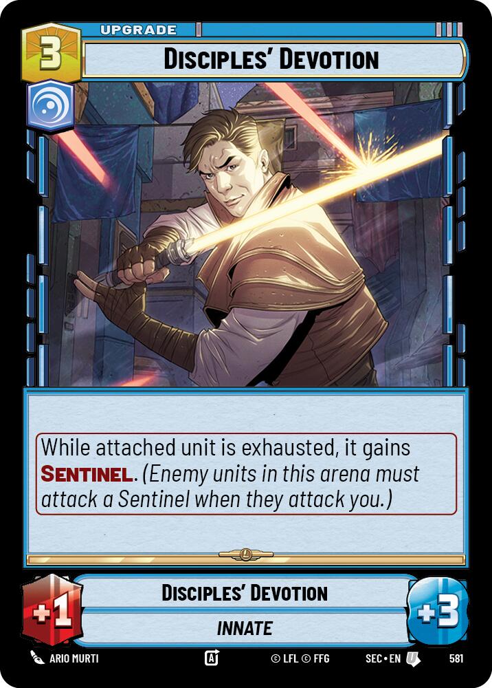 Disciples' Devotion (581) (Foil) (581) [Secrets of Power]