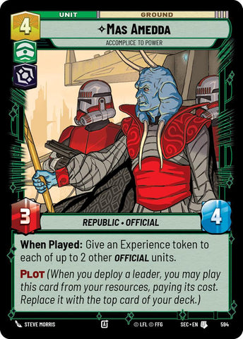 Mas Amedda - Accomplice to Power (Foil) (594) (594) [Secrets of Power]
