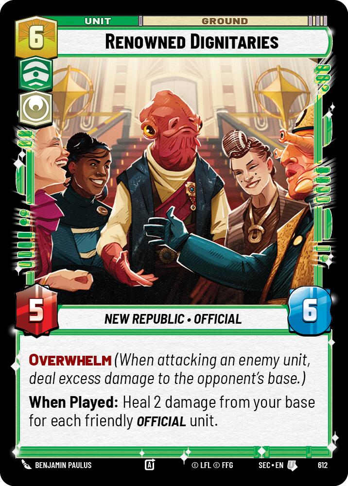 Renowned Dignitaries (612) (Foil) (612) [Secrets of Power]