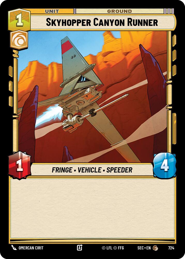 Skyhopper Canyon Runner (724) (Foil) (724) [Secrets of Power]