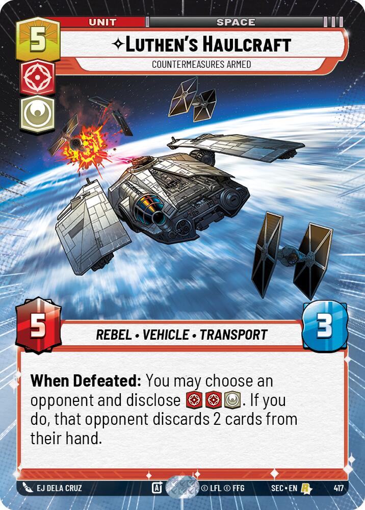 Luthen's Haulcraft - Countermeasures Armed (Hyperspace) (417) (417) [Secrets of Power]