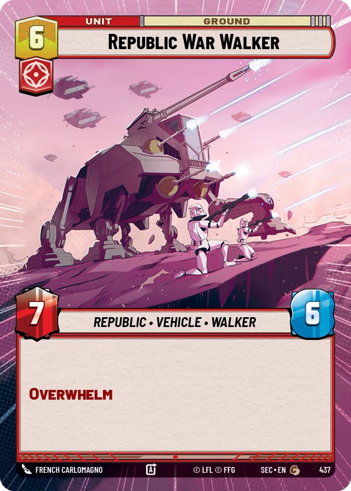 Republic War Walker (437) (Hyperspace) (437) [Secrets of Power]