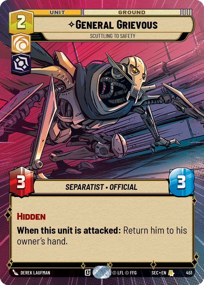 General Grievous - Scuttling to Safety (Hyperspace) (451) (451) [Secrets of Power]