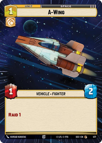 A-Wing - Wing (477) (Hyperspace) (477) (477) [Secrets of Power]
