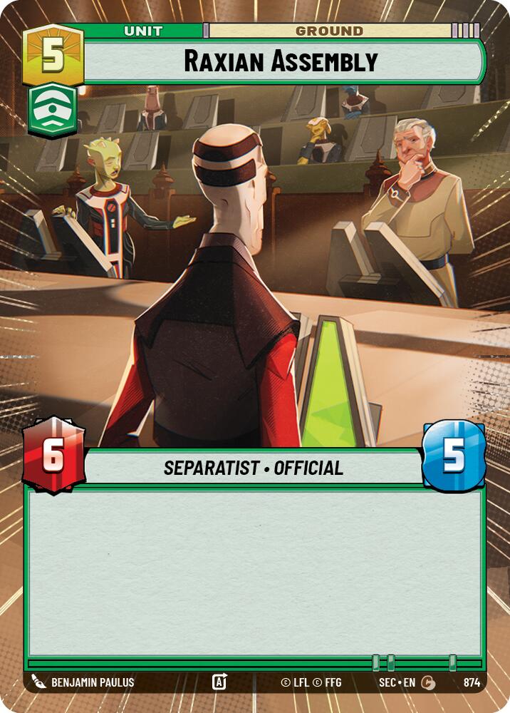 Raxian Assembly (874) (Hyperspace Foil) (874) [Secrets of Power]