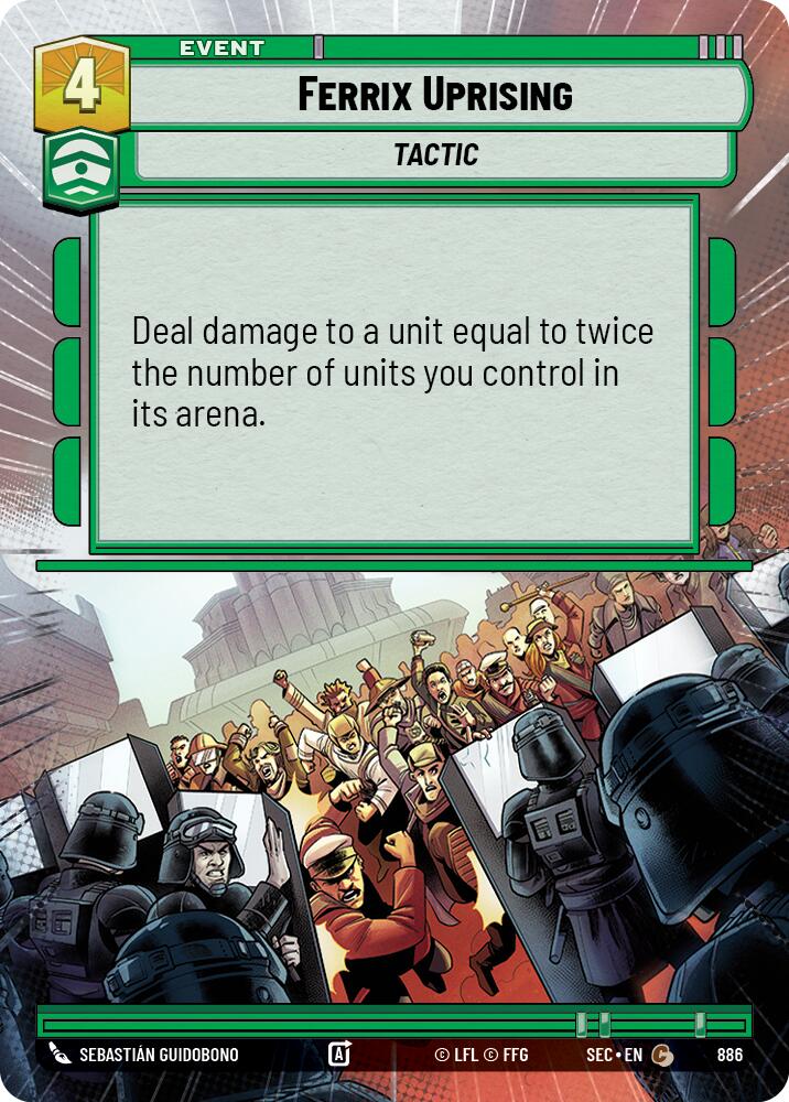 Ferrix Uprising (886) (Hyperspace Foil) (886) [Secrets of Power]