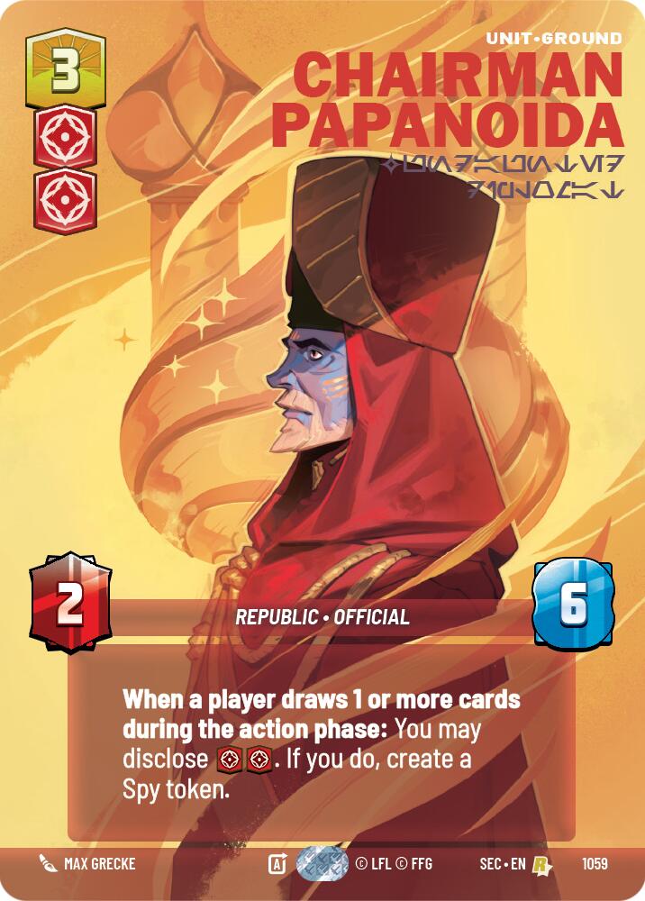 Chairman Papanoida - Undaunted Diplomat (Prestige) (1059) (1059) [Secrets of Power]