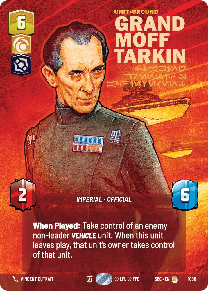 Grand Moff Tarkin - Taking Krennic's Achievement (Prestige Foil) (1096) (1096) [Secrets of Power]