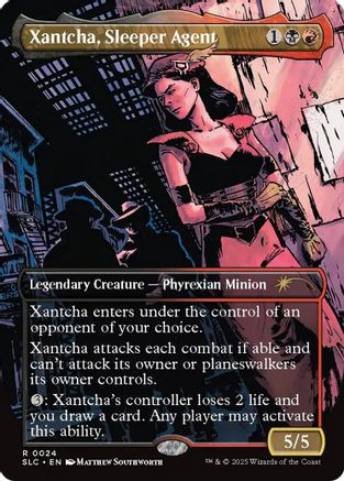Xantcha, Sleeper Agent (SLC-024) [Secret Lair Countdown Kit] Foil