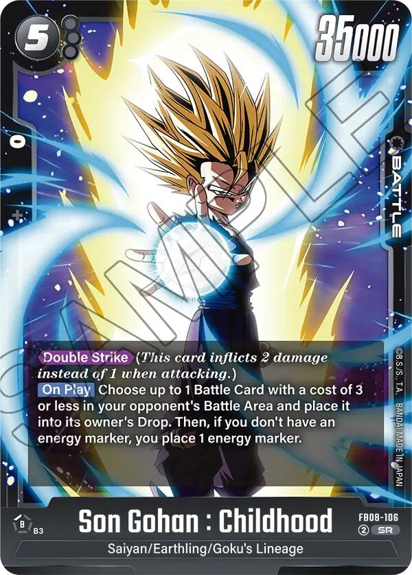 Son Gohan : Childhood (FB08-106) [Saiyan's Pride]