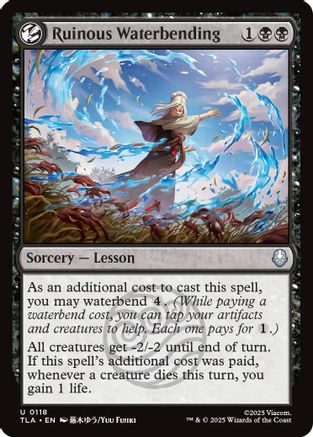Ruinous Waterbending (TLA-118) [Avatar: The Last Airbender] Foil