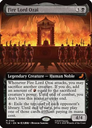 Fire Lord Ozai (Extended Art) (TLE-186) [Avatar: The Last Airbender: Eternal-Legal]