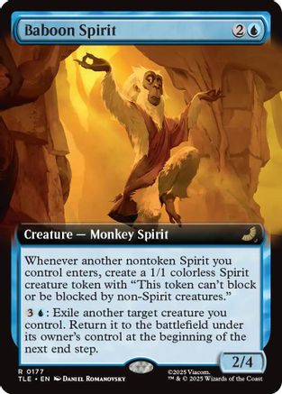Baboon Spirit (Extended Art) (TLE-177) [Avatar: The Last Airbender: Eternal-Legal] Foil