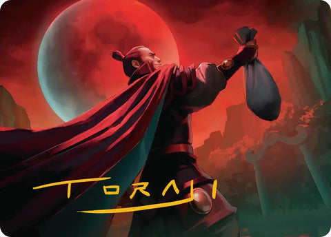 Zhao, the Moon Slayer Art Card (Gold-Stamped Signature) [Avatar: The Last Airbender Art Series]