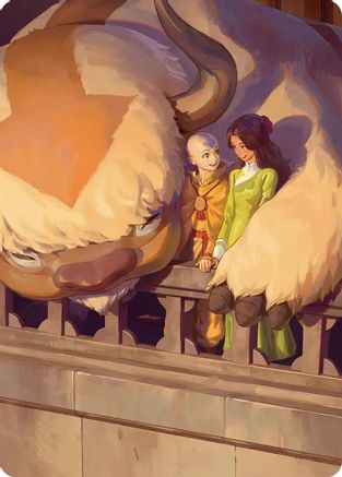 Aang and Katara Art Card [Art Series: Avatar: The Last Airbender]