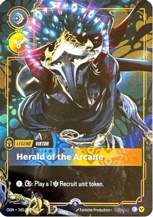 Viktor - Herald of the Arcane (265/298) - Riftbound Organized Play Promotional Cards Foil