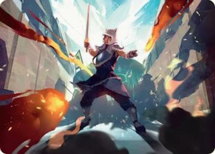 Sokka, Tenacious Tactician Art Card (ASTLA-023) [Art Series: Avatar: The Last Airbender]