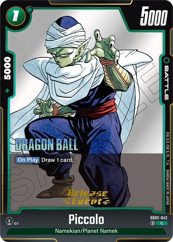 Piccolo (SB02-042) [Manga Booster 02 Release Event Cards]