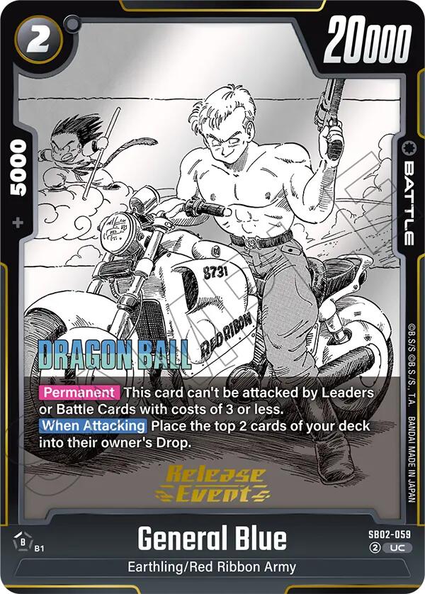 General Blue [Manga Booster 02 Release Event Cards]