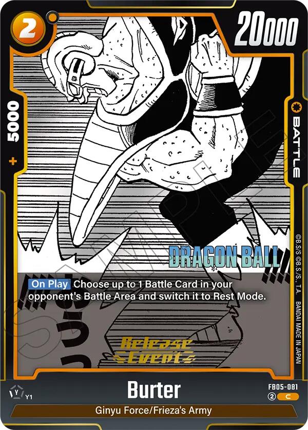 Burter [Manga Booster 02 Release Event Cards]